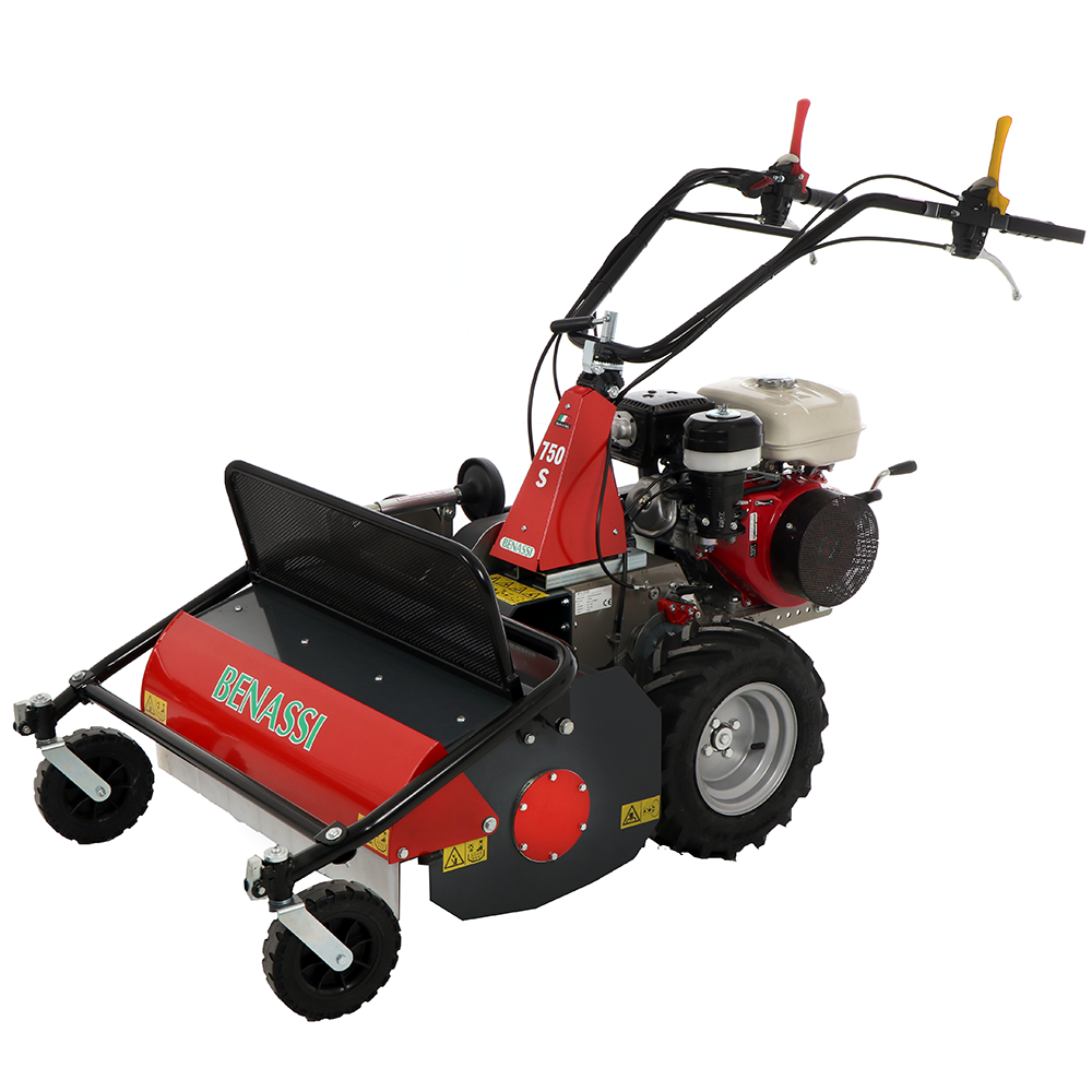benassi t750s professioneller schlegelmulcher mit y messern honda motor gx270