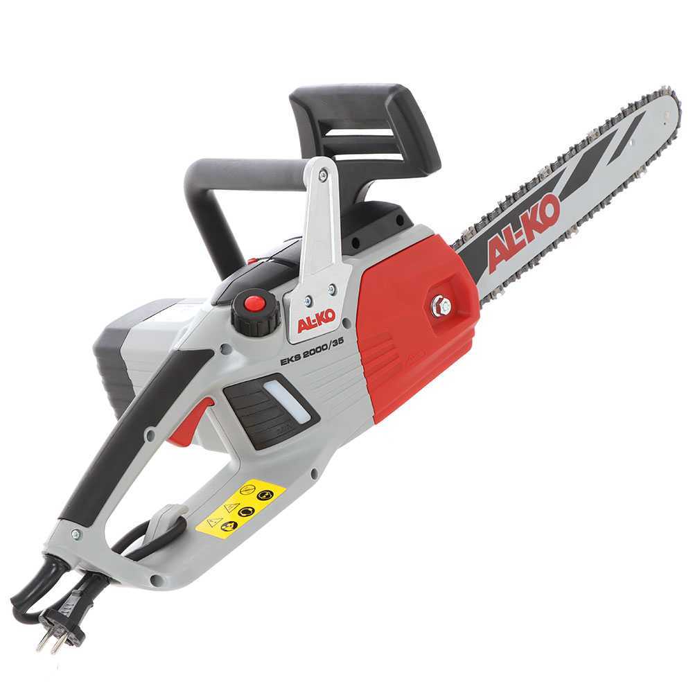 elektro kettensäge al ko eks 2000/35 mit elektromotor schwert 35cm