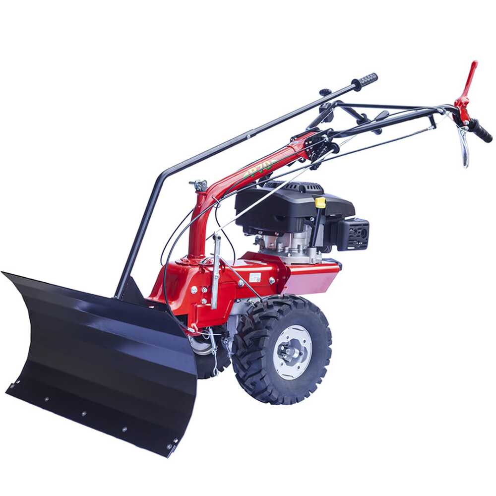 eurosystems tm70 evo mehrzweckgerät mit schneeschild mit briggs & stratton 850 motor
