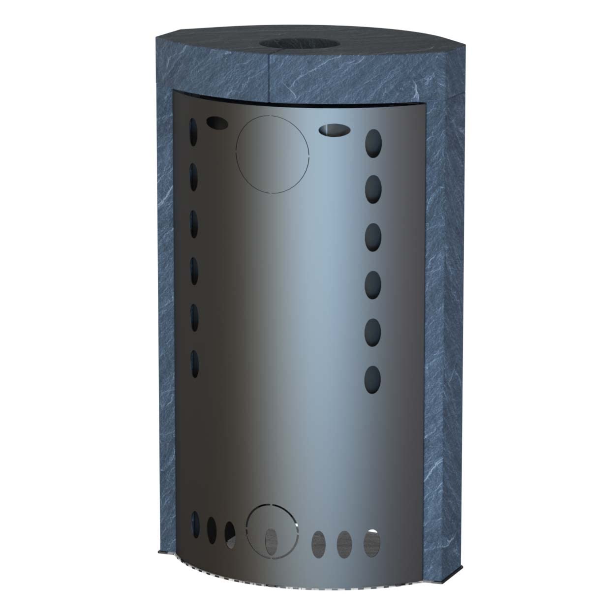 Thermia Ignis Mass Gussgrau Speckstein Automatik Kaminofen Speicherofen 150mm Abgasstutzen 7kw Holzfach massiv Thermia Ignis Mass Gussgrau Speckstein Automatik Kaminofen Speicherofen 150mm Abgasstutzen 7kw Holzfach massiv